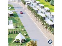 What are the completed design elements of space capsule houses?