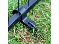 Modern large pet dog house outdoor dog kennel with shade cloth roof