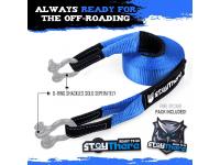 Conquer the Toughest Terrain: The Benefits of a 3'' × 30' Tow Recovery Strap