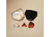 What are the different types of optical glass prisms?