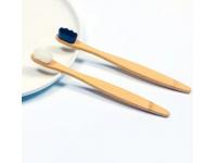 Adult round tail microfiber bamboo toothbrush