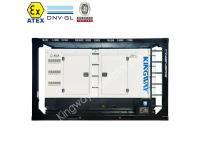 What is the function of the fuel injector in a diesel generator?