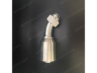 How do I identify the right hydraulic hose fitting type?