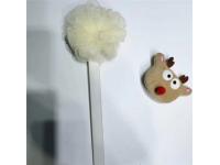 What does a shower puff do?