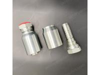 What is the selection of the right end fittings for hydraulic hoses?