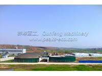 How much energy does a biogas plant produce?