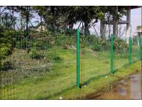 PVC Coated Welded Wire Mesh Fence Single Fabric Widths: 3.0 Meters