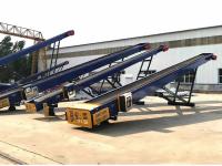 Ribbed Rubber Belt Conveyor