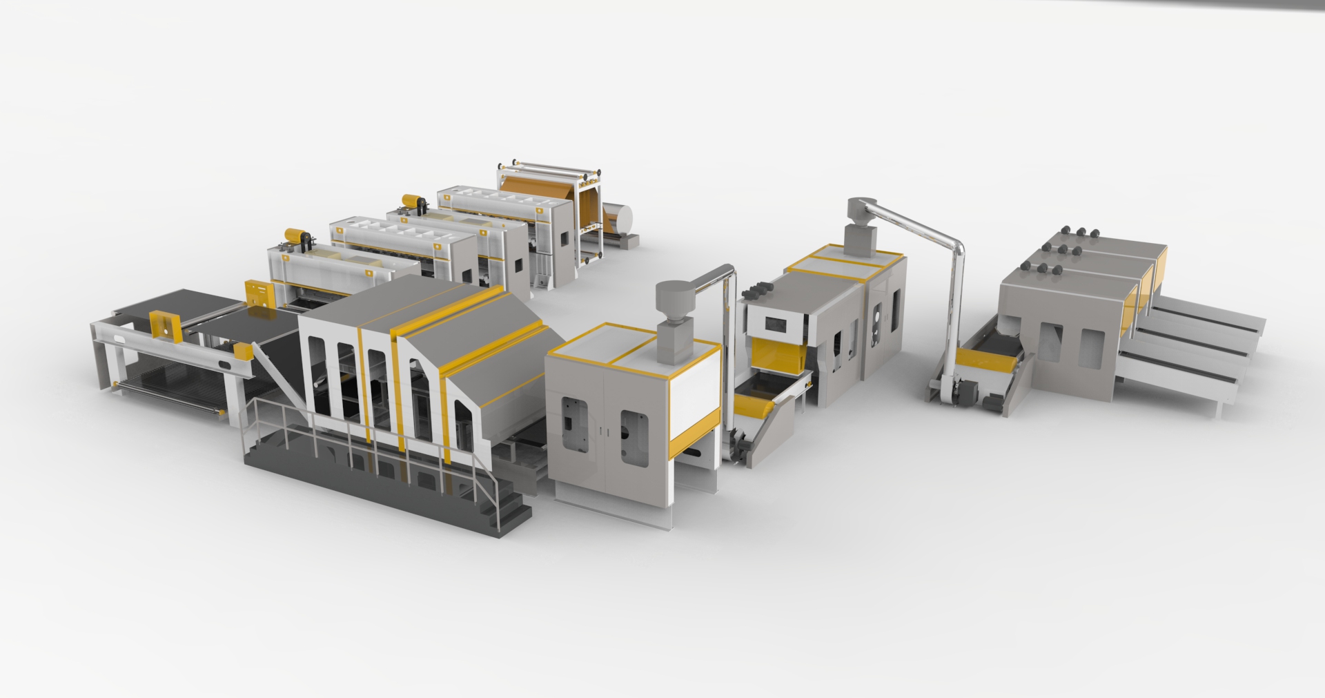 Carpet production line Carpet production line