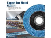 How do metal cutting discs perform on different types of metals?