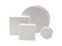 Alumina ceramic foam filter plates with three Edge Covering and Side Cutting