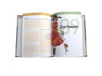 Floral Hardcover Daily Planner 2026 - Stylish Organizer for Busy Lifestyles
