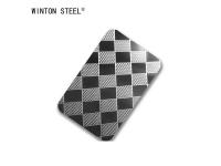 Etching stainless steel sheet