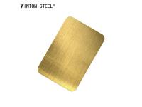 Hairline stainless steel sheet