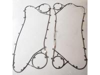 What material is used for plate heat exchanger gaskets?