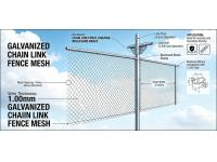 Custom Order for Galvanized Steel Chain Link Fencing and Fence Post Accessories