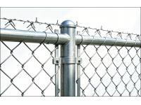 Custom Hot-Dip Galvanized Chain Link Fences: 4-8ft Heights, 2-3 Inch Mesh Sizes