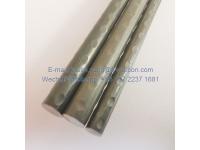 What type of steel is used in prestressed concrete?