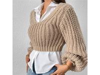 What customization options are available in OEM women's knitwear production?