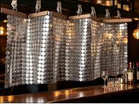 Custom Metallic Scale Mesh Curtains for Commercial and Residential Projects