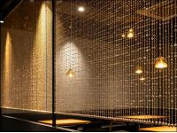 Metal Bead Curtains in Stainless Steel, Aluminum and Copper